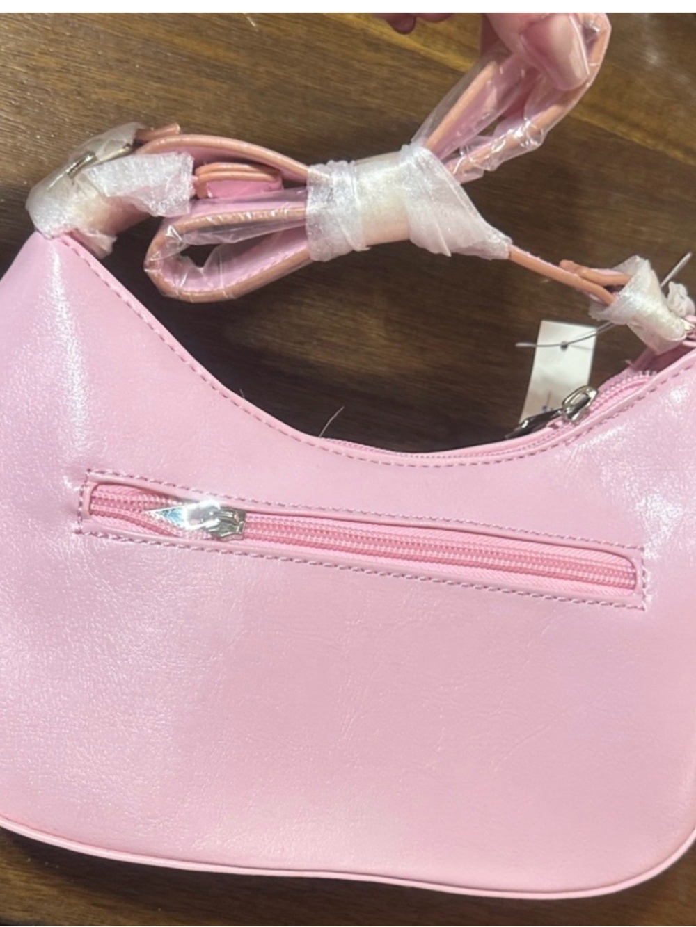 Classic Pink Shoulder Bag - Women's Casual Crossbody - Picture 2 of 2